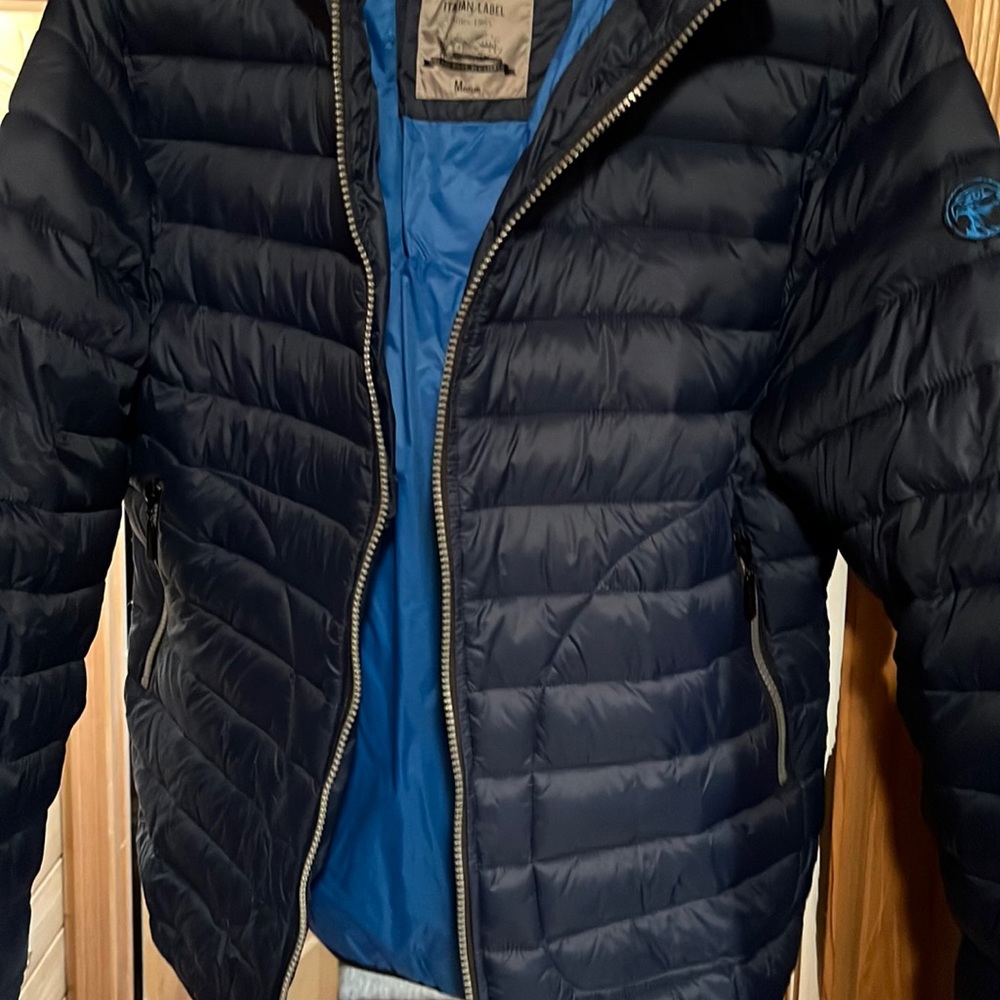 New size medium mens poly fill winter jacket